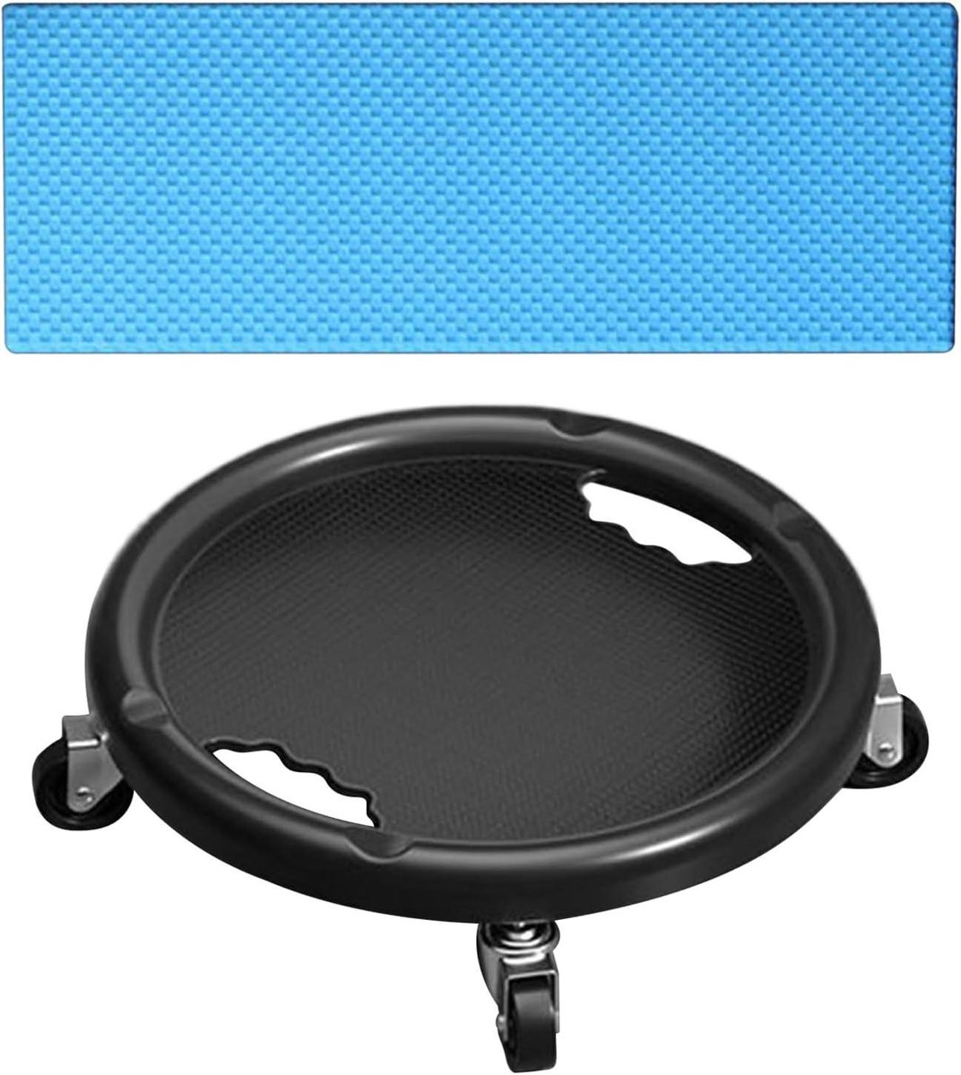 Buikspierroller - Core Trainer - Kracht Opbouwen - Stille 360 Graden Rol - 11 inch - Zwart