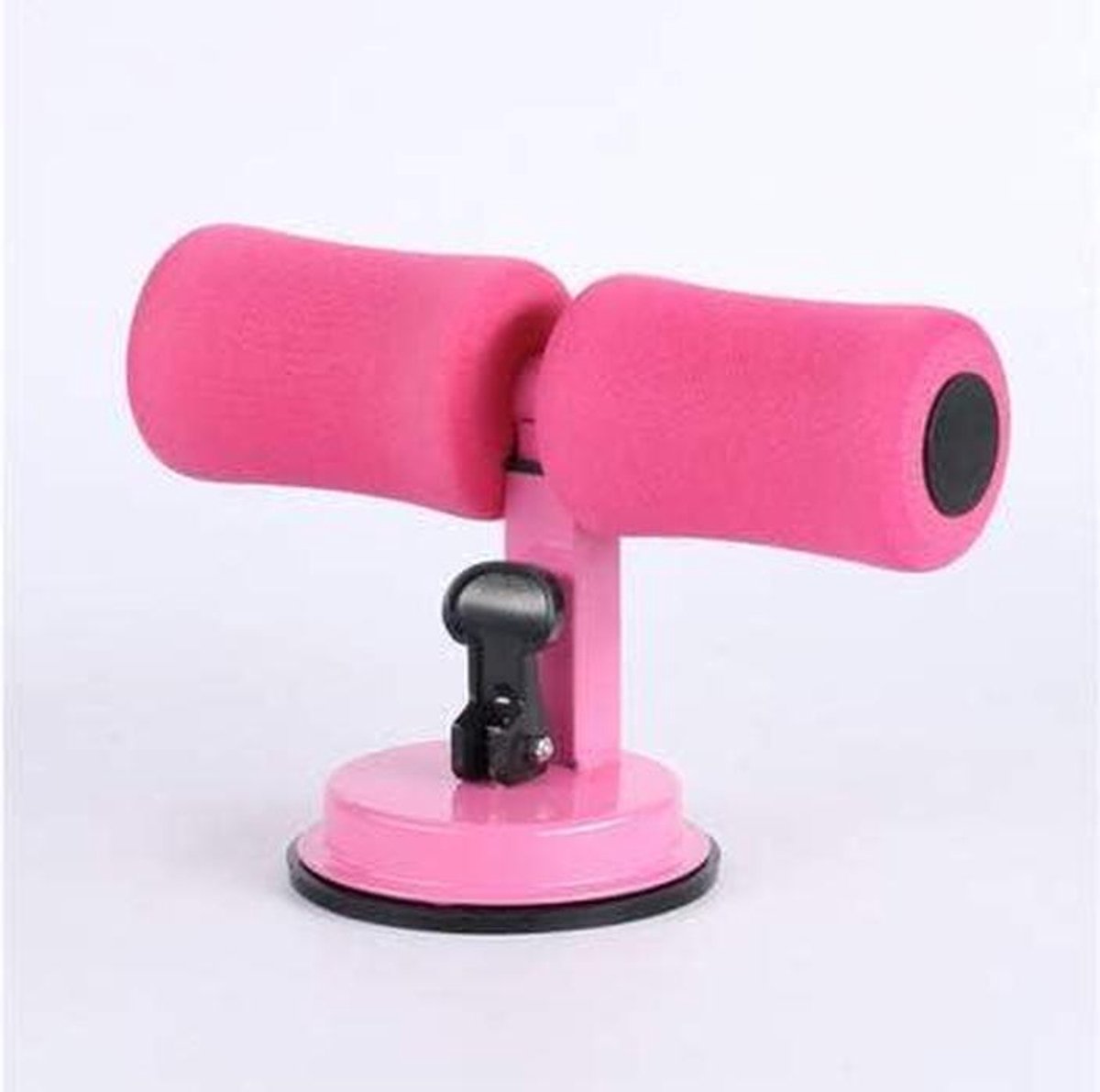 Sit Up Bar - Fitness Hulp - Thuis Trainen - Verstevigde Zuignap - 272 cm - Roze