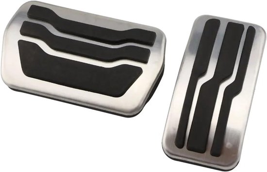 Pedaalhoezen Roestvrij Staal - Auto Interieur - Veiliger Rijden - Antislip Ontwerp - 25 x 10 x 5 cm - Zilver — afbeelding 5