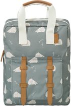 Fresk Petite sac à dos pour enfants 2-4 ans - 4,7 L - Cartable enfant Garçons - Bretelles réglables - Sac à dos déperlant - Vert - Hedgehog