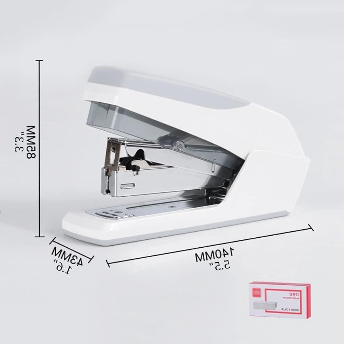 Nietmachine Kantoor - Mini Nietmachine - Papier Verwerken - Arbeidsbesparend Ontwerp - 20 Vel Capaciteit - Zwart