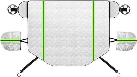 Voorruitafdekking Auto - Winter Cover - Bescherming tegen Weer - Magnetische Bevestiging - 120 x 46 cm - Zilver
