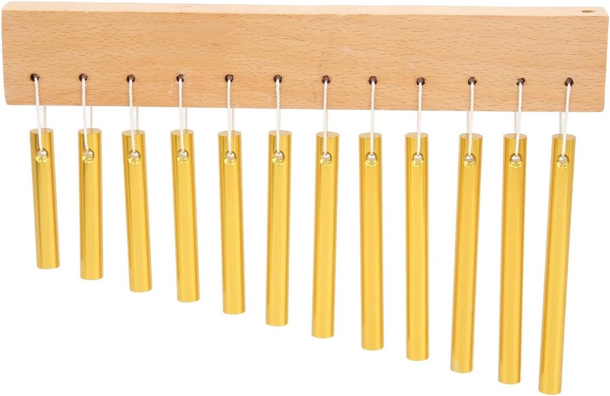 Muziekdoos Ornament - Klokken Decoratie - Klassieke Muziek - 12 Tonen - 10.23 cm - Goud