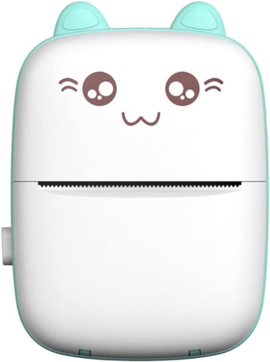 Mini Printer - Draagbare Thermische Printer - Notities Printen - Bluetooth Connectiviteit - 11 cm - Blauw/Roze