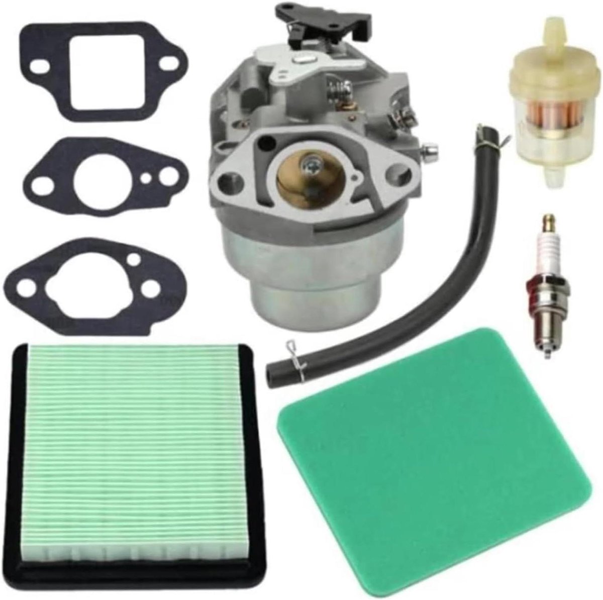 Motorfiets Reparatie Carburateur - Brandstof Systeem Kit - Motor Onderhoud - Verbeterd Vermogen - 500 g - Zilver Zwart