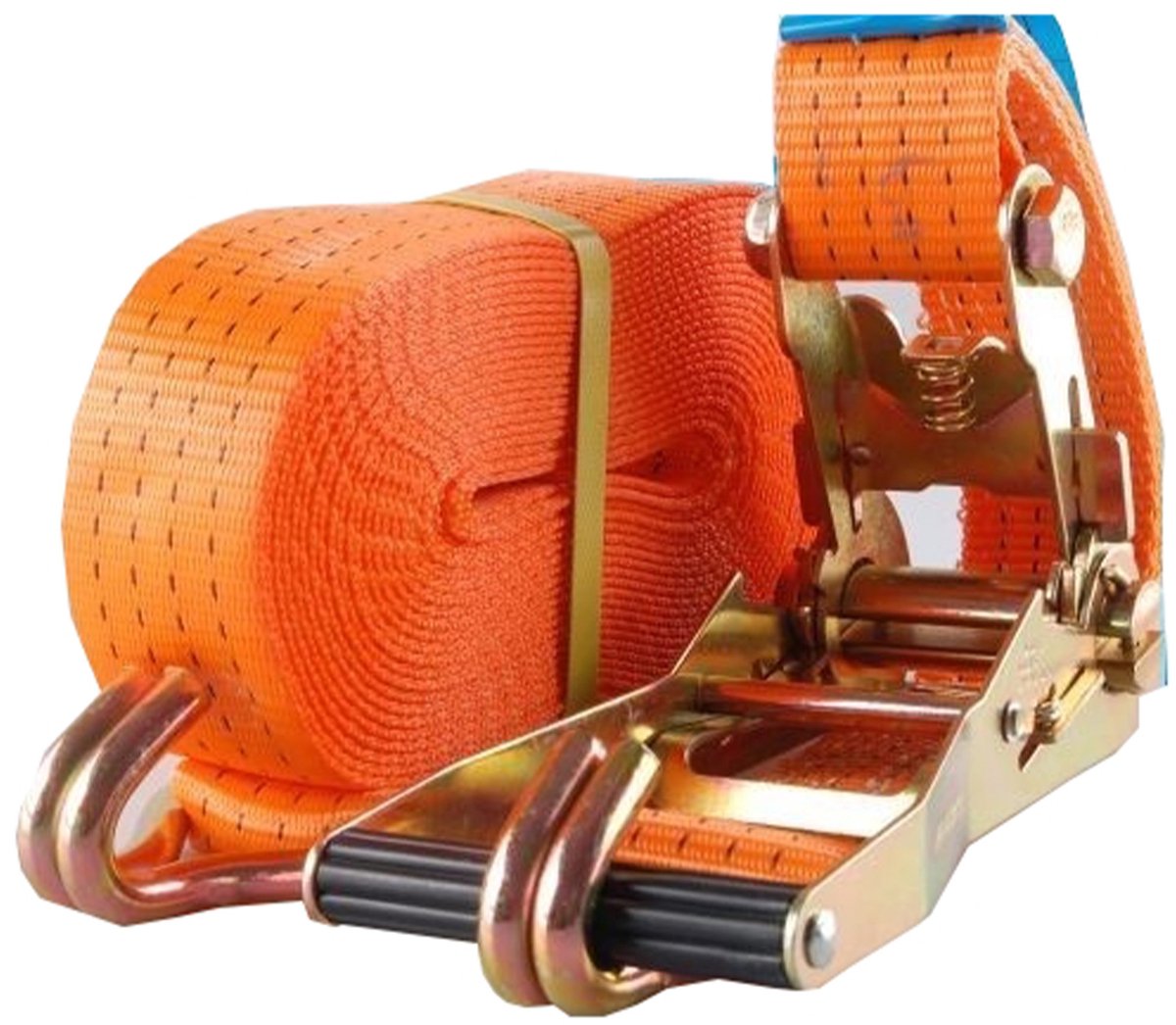Spanband Spanband met ratel 10m 4t 4000kg 4to TÜV/GS ORANJE 2 stuks.