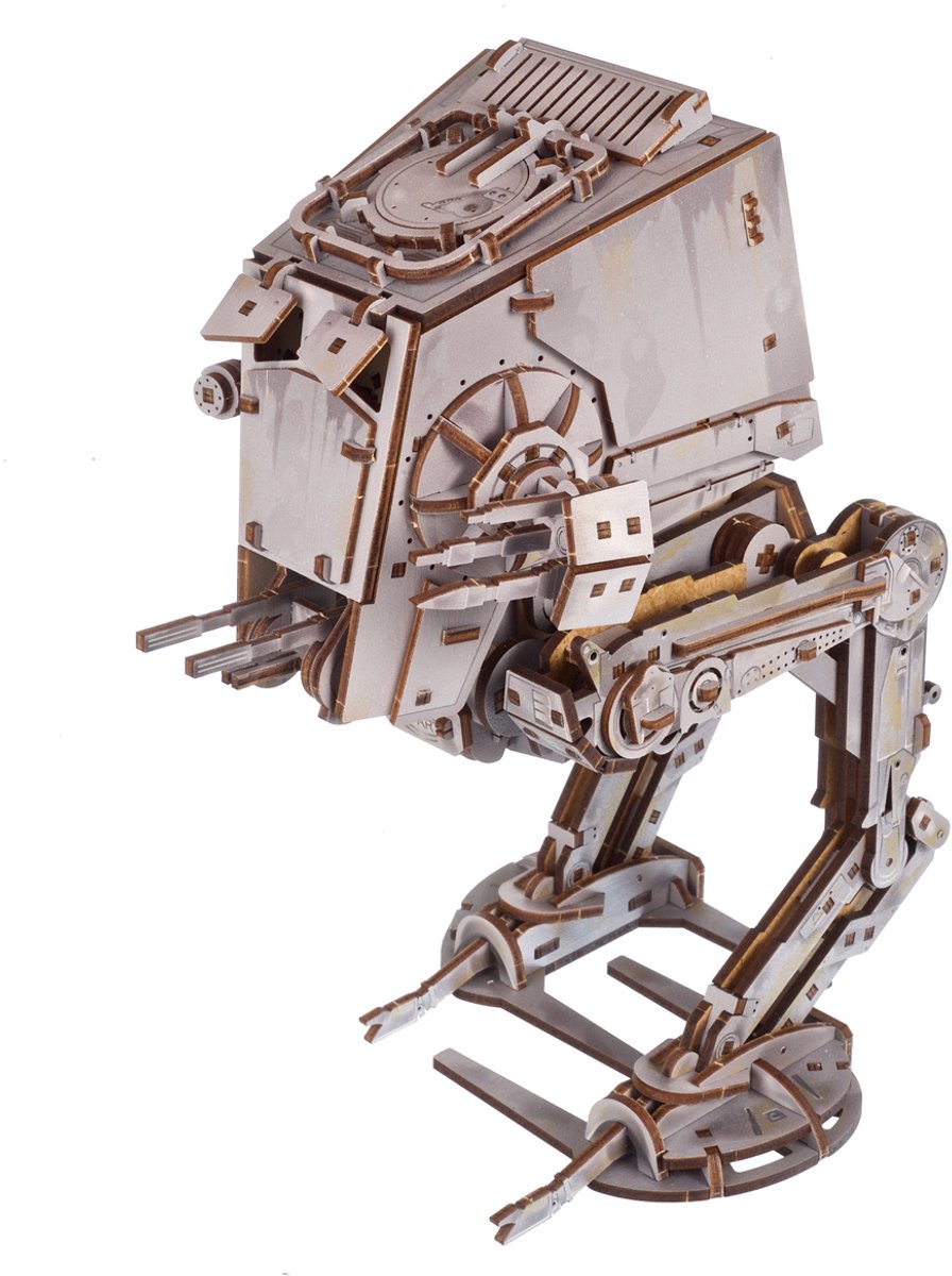 UGEARS 3D Modelbouw - At-St Walker - Star Wars - Mechanisch Bouwpakket Hout - Educatief Speelgoed — afbeelding 16