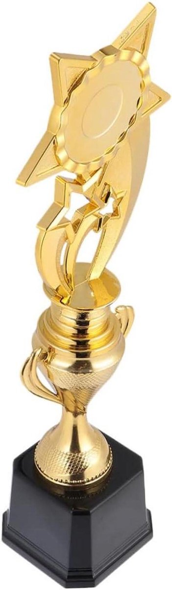 Trofee Prijs - Sport Prijs - Competities Prijzen - Pentagram Vorm - N.v.t. - Goud