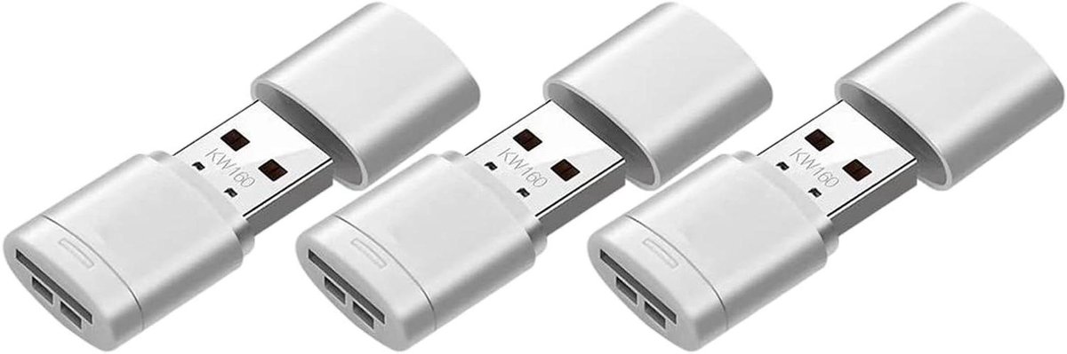Geheugenkaart Adapter - MicroSD Lezer - Bestanden Overzetten - Plug and Play - 128 GB - Zwart