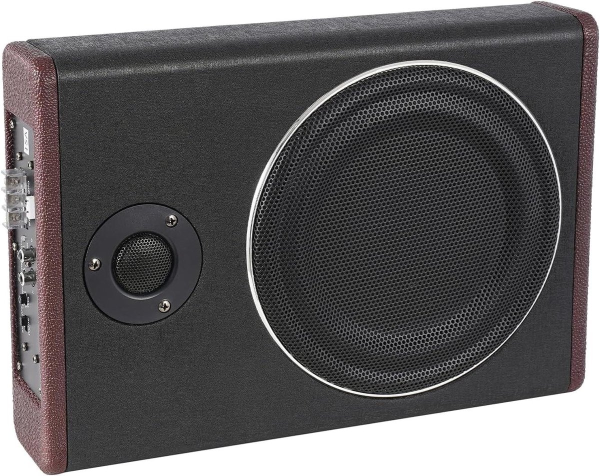 Auto subwoofer - Compacte speaker - Muziek verbeteren - Ultra dun ontwerp - 8 inch - Zwart