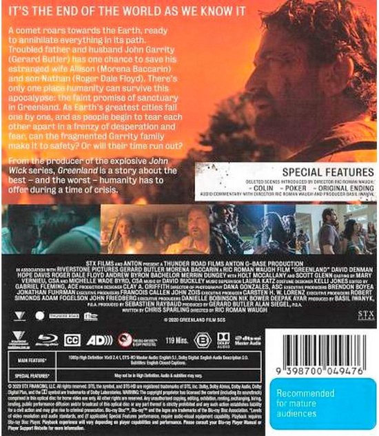 Film Greenland op Blu-ray: Rampenfilm met Gerard Butler — afbeelding 2
