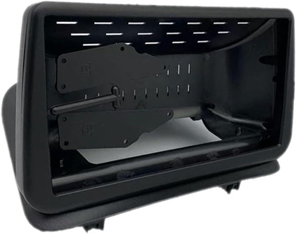 Autoradio Frame - Dashboard Paneel - Auto Interieur - Koolstofvezel Look - 9 Inch Scherm - Zwart