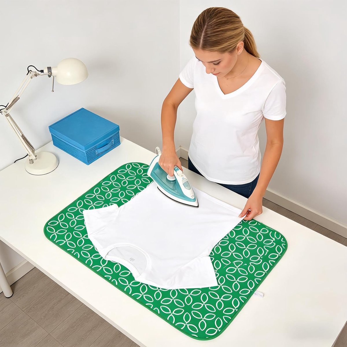 Strijkmat - Strijkplank overtrek - Kreukvrije kleding - Verdikte antislip laag - 70 cm - Veelkleurig