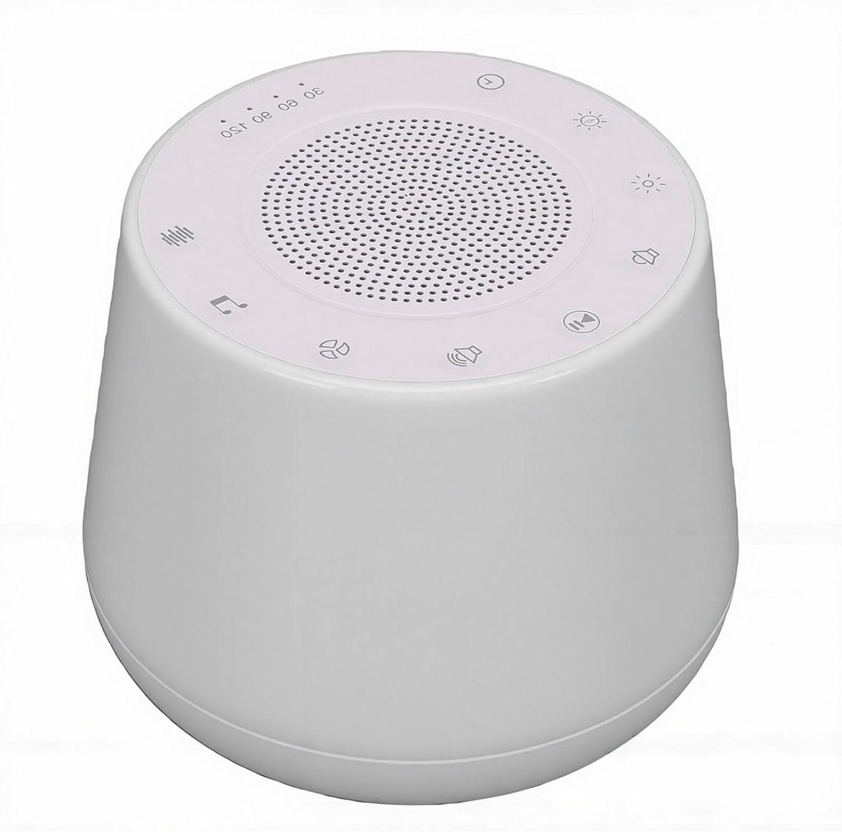 Witte Ruis Machine - Slaap Geluiden - Ontspannen Slapen - 32 Rustgevende Geluiden - 1800mAh Batterij - Wit