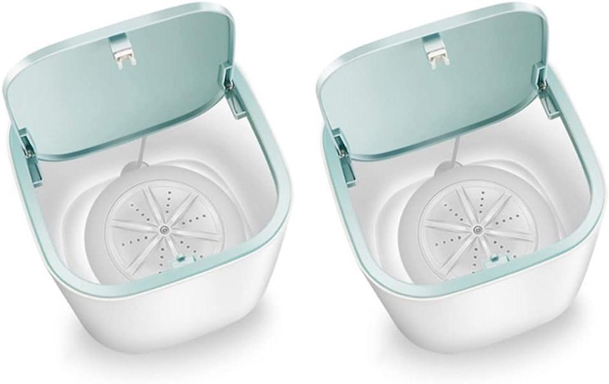 Mini Wasmachine Compact Apparaat Snel Wassen Hoge Frequentie Reiniging 2.1 Kilogram Capaciteit Wit