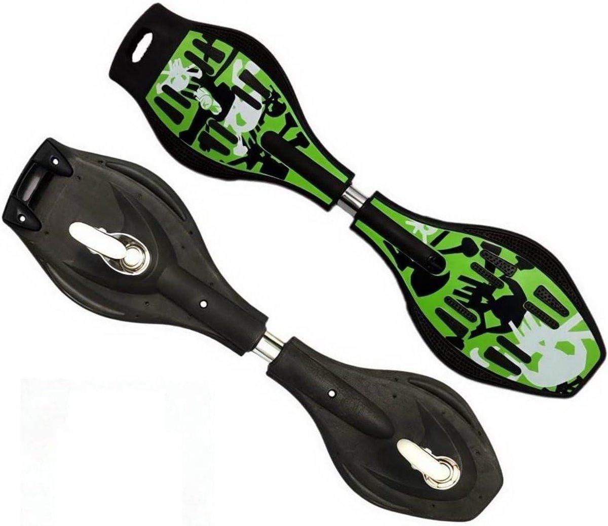 Waveboard met Licht Skateboard Casterboard Buiten Sporten Inclusief Draagtas 87 cm