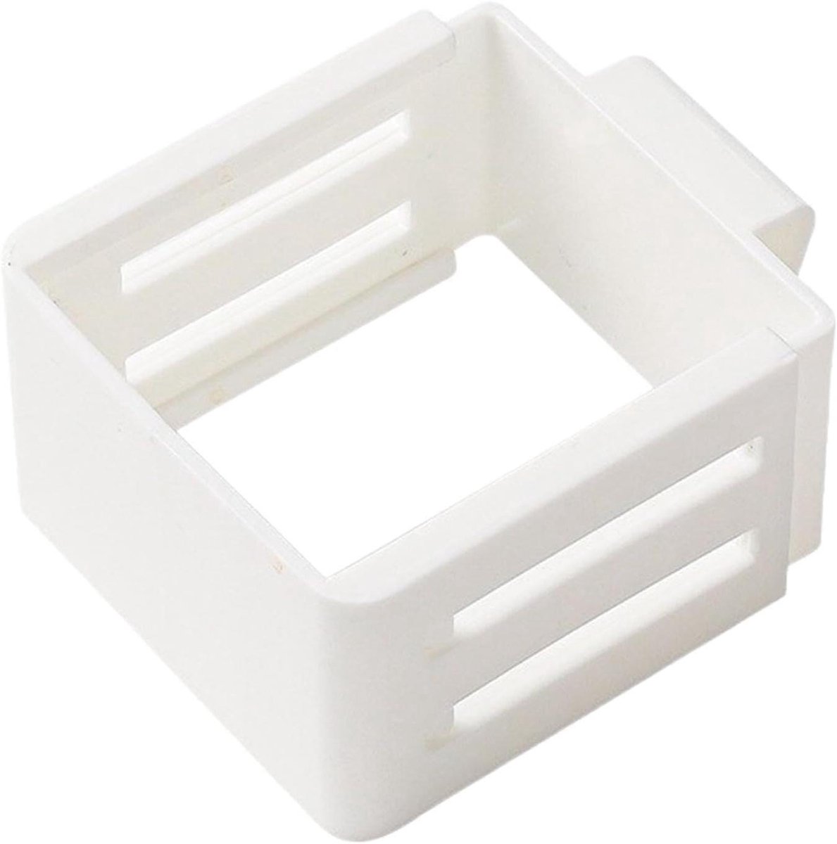 Koelkast Organizer - Opbergrek Lade - Keuken Ordenen - Uitbreidbaar Ontwerp - 8x6.5x4 cm - Wit