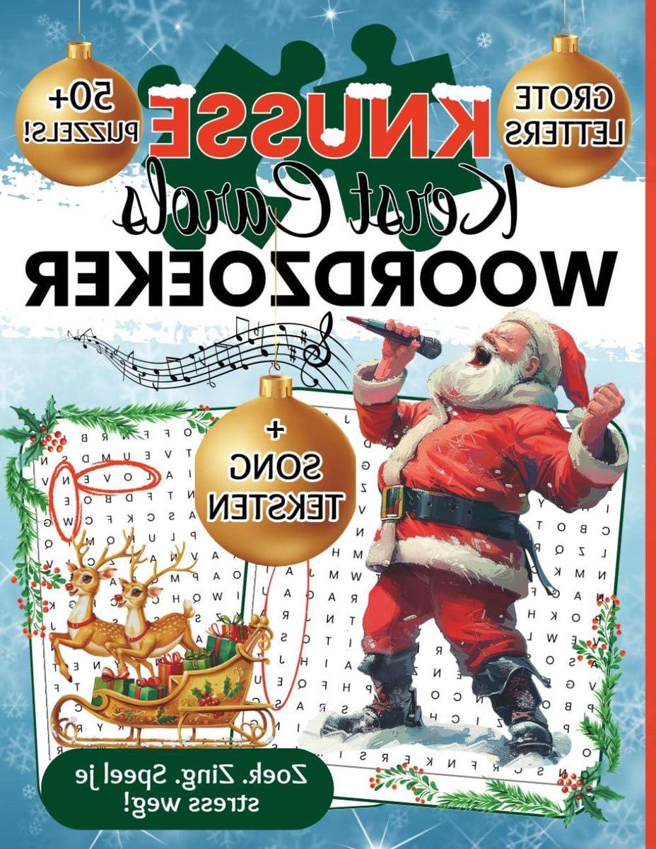 Kerst Woordzoeker - Grote Letters - Ontspannen Puzzelen - Klassieke Kerstliedjes - 153 Pagina's - Niet gespecificeerd
