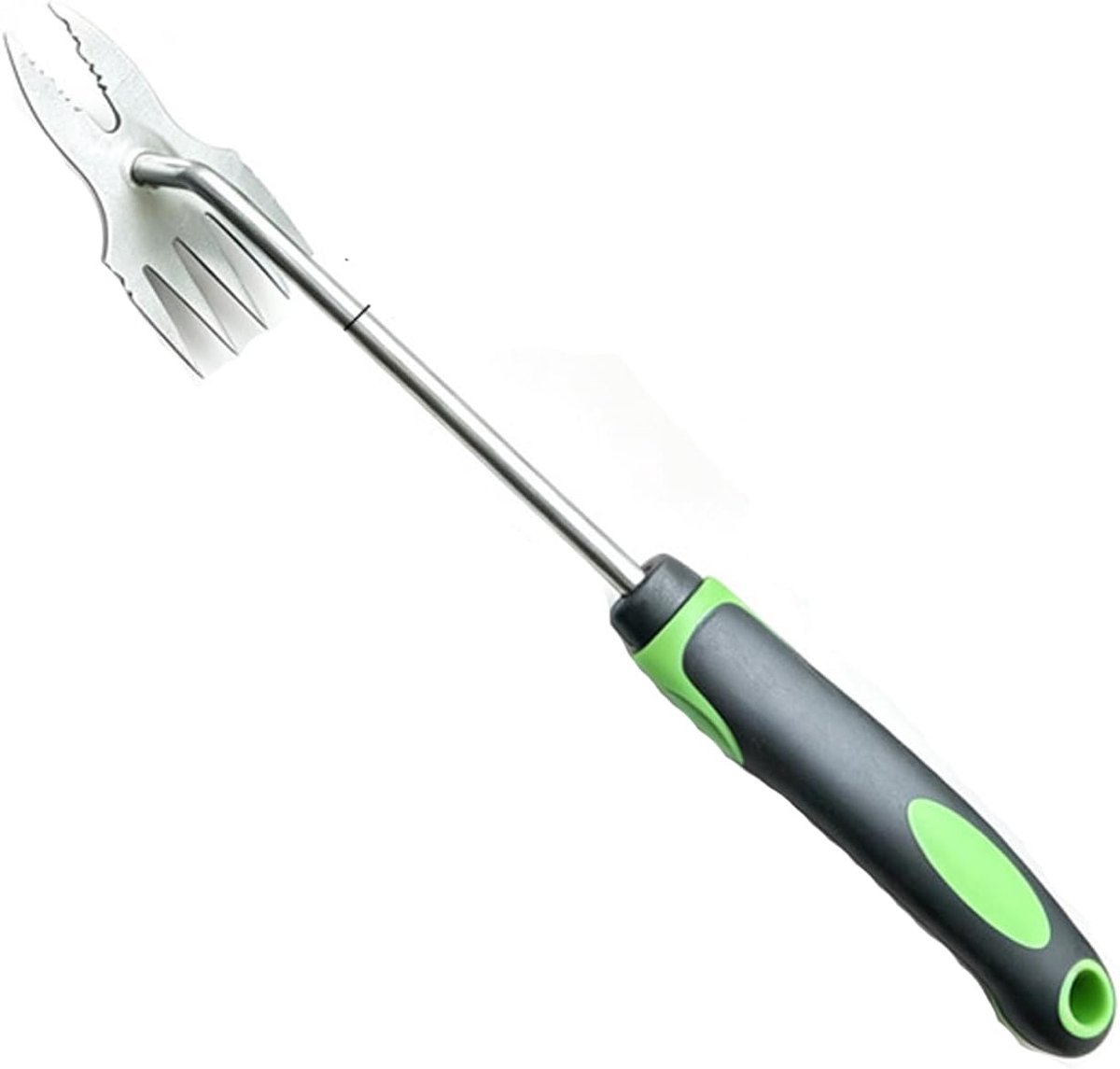 Onkruidverwijderaar Handgereedschap - Wortelgereedschap Gazon - Tuin Onderhouden - Roestvrij Staal - Elliptische Schacht - Zwart