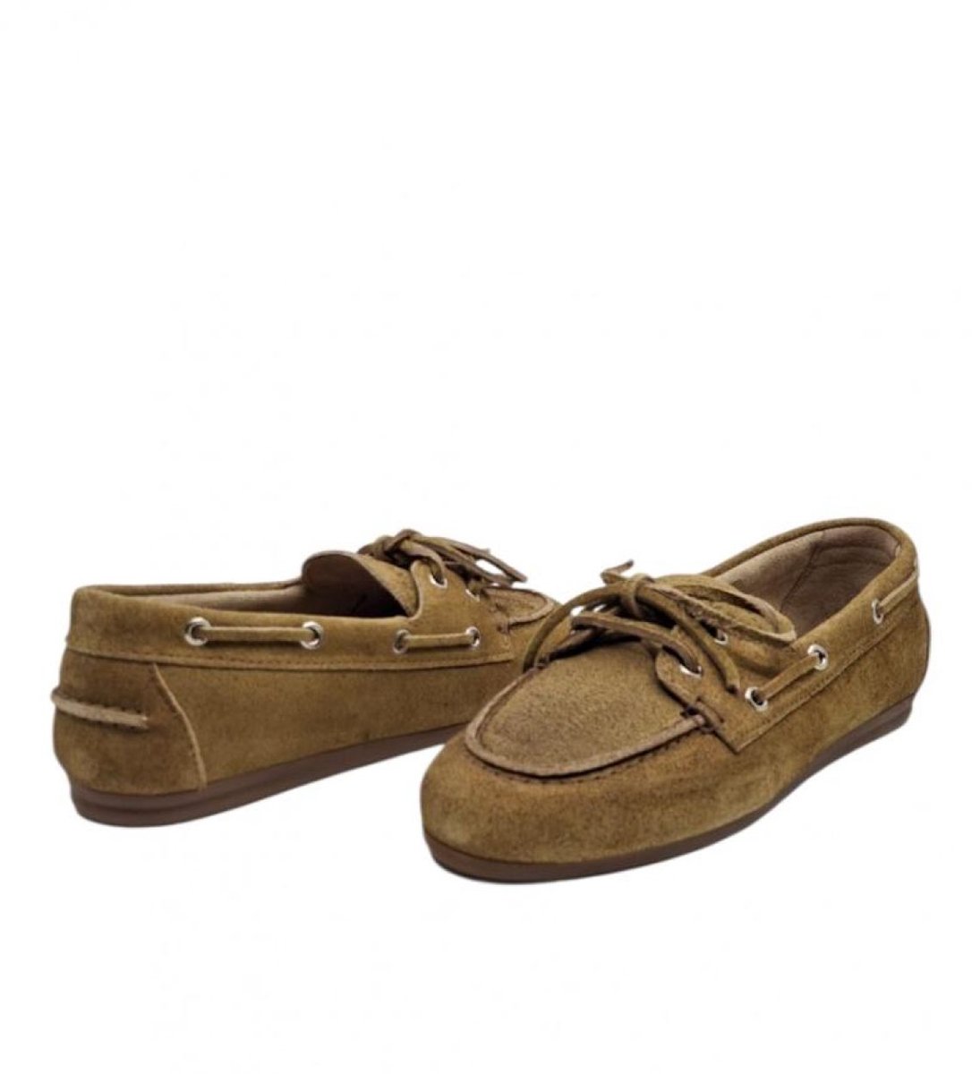 Pavement Pamarin Taupe Suede 174 | Bootschoen dames