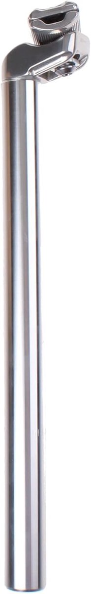 Fiets Zadelpen - Zilveren Onderdeel - Mountainbike Rit - Aluminium Constructie - 318 x 350 mm - Zilverkleurig