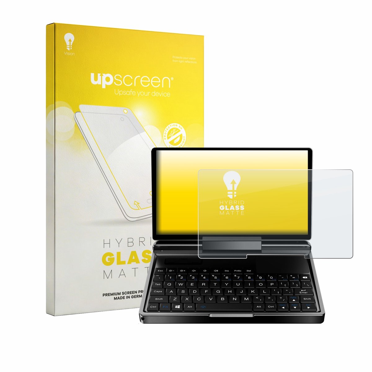 upscreen - Screenprotector voor GDP MicroPC 2 - Folie Beschermfolie Beschermglas matte