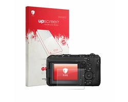 upscreen - Screenprotector voor Canon EOS R6 V - Folie Beschermfolie Beschermglas transparant