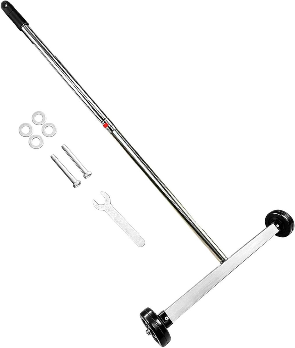Magnetische Grijper Tool - Metaal Oprapen - Werkplaats Schoonmaken - Zwaar Uitgevoerd - 44 cm Lengte - Zilver