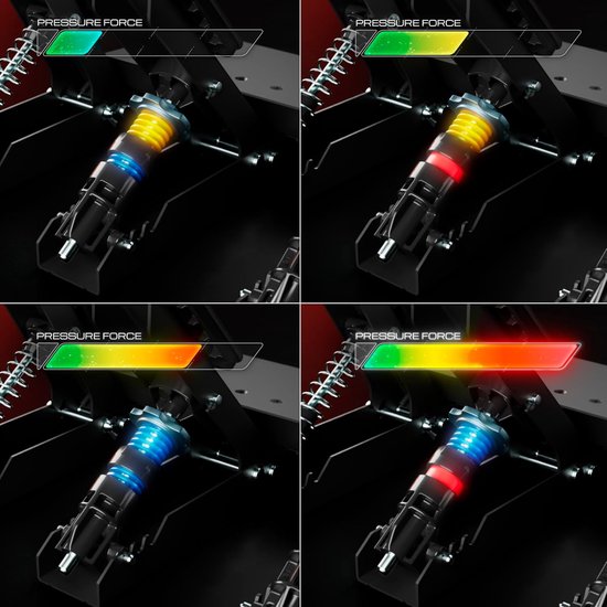 Simracing Pedaalset - Racepedalen Gaming Pedalen - Realistisch Racen - Load Cell Remsensor - 100 kg - Metaal — afbeelding 4