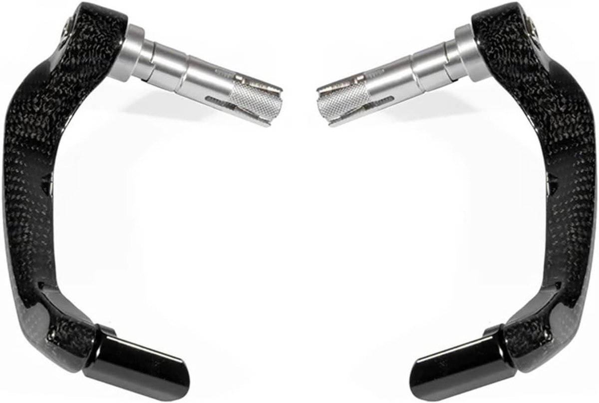 Handbescherming Motor - Hendelbeschermers - Veilig Rijden - Koolstofvezel - Universeel - Zwart