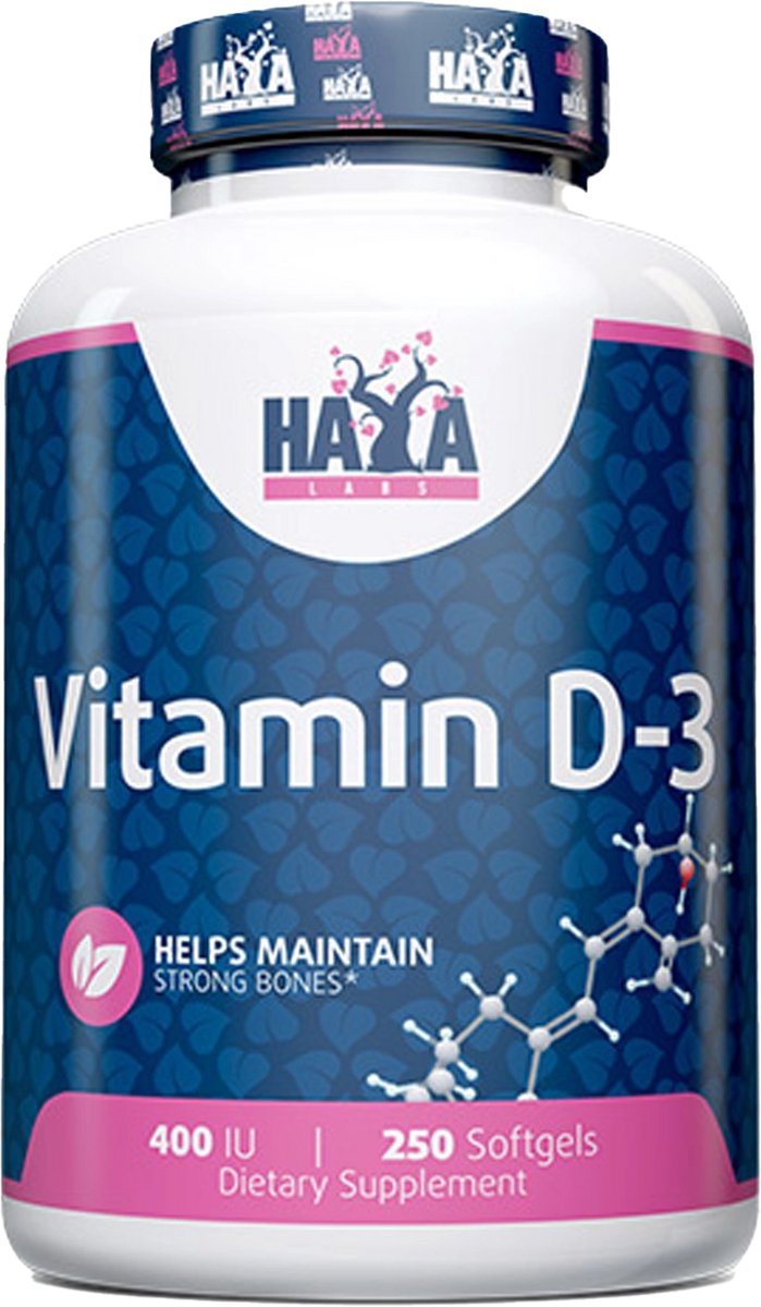 Vitamin D-3 400IU - 250 softgels
