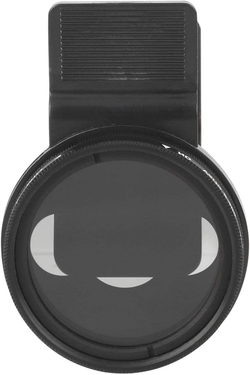 37mm Clip-on Lens Filter met Verstelbare ND Neutral Density van ND2 tot ND400, Vermindert Glans en Verbetert Kleurweergave voor Smartphones en Fotografie