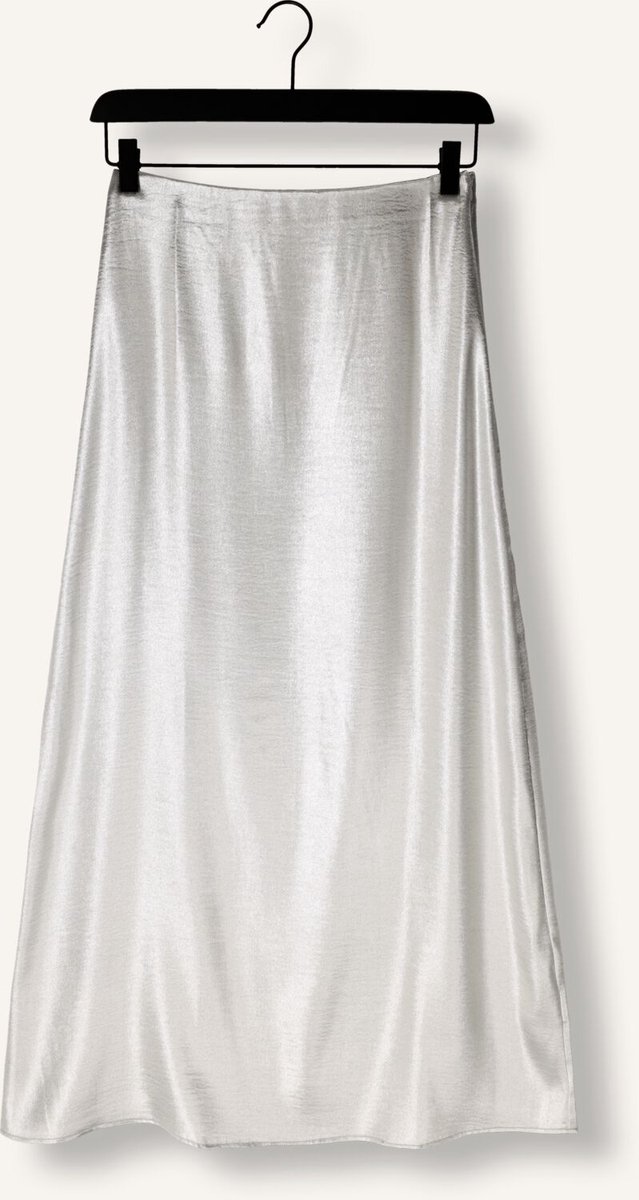 EDITED Silva Skirt Rokken Dames - Zilver - Maat 40