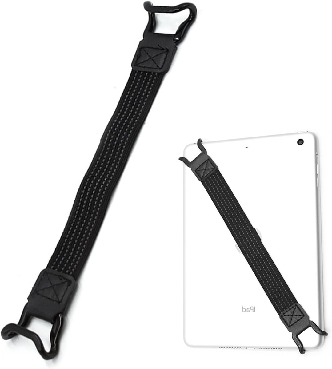 Verstelbare en Antislip Tablet Houder voor E-Readers en Tablets van 7 tot 11 Inch, Zwart, Ideaal voor Thuis en Op Reis