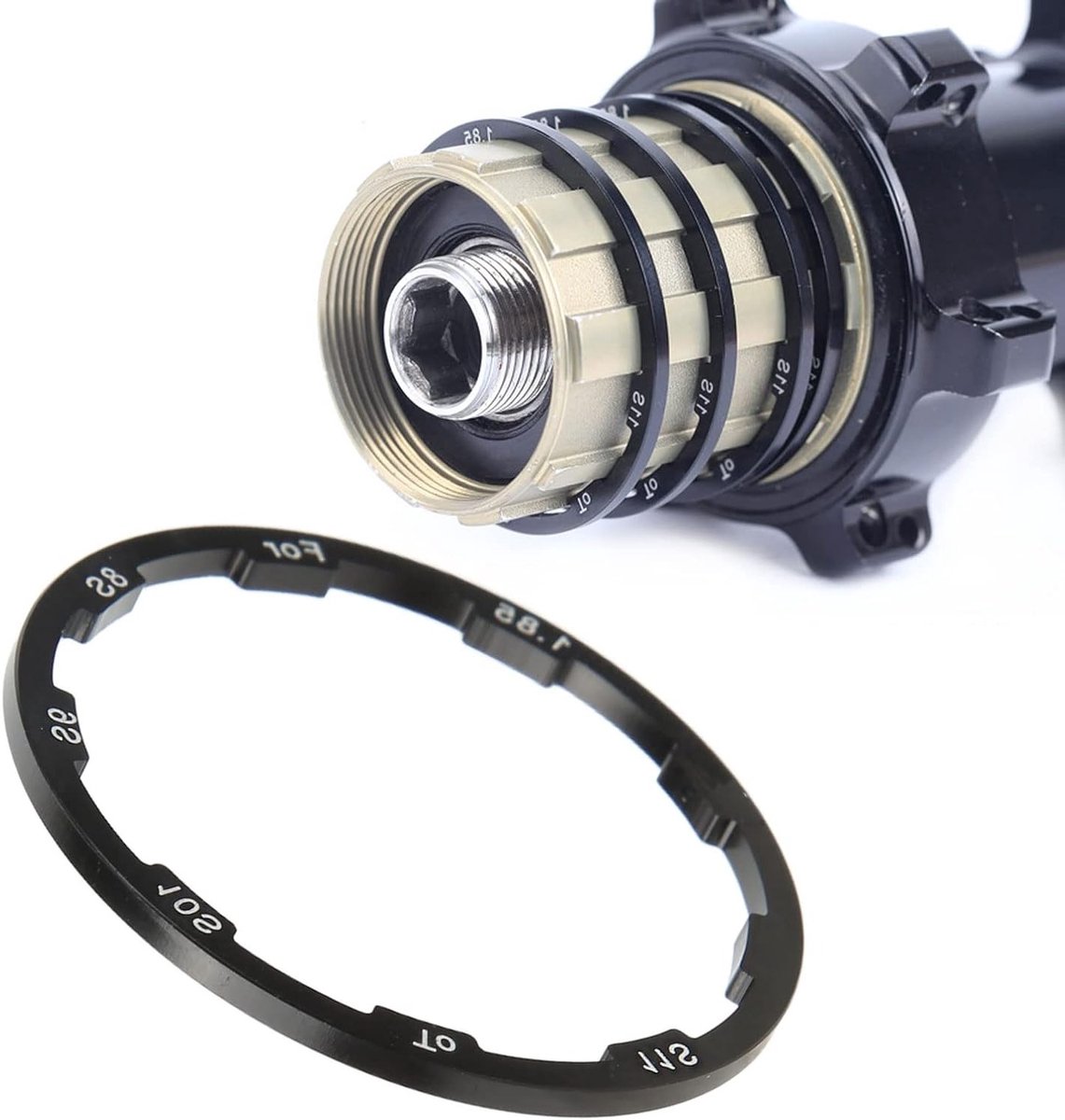 Schwungraddichting 1.85mm voor Mountain en Road Bikes, Hub Spacer en Lagerplaat voor Fietsen