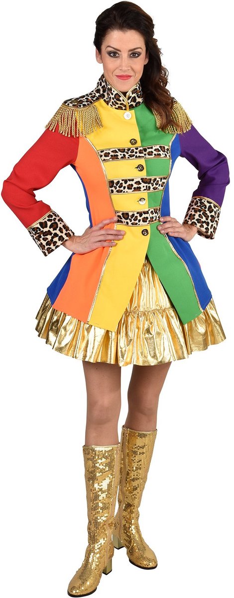 Parade jas regenboog dames