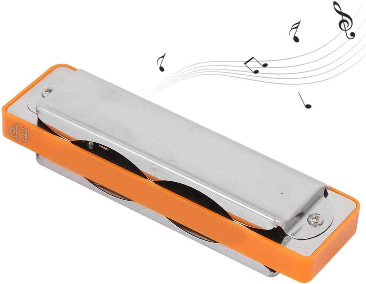 Mondharmonica - Blues Harmonica - Muziek Leren - 10 Gaten - 130 g - Oranje