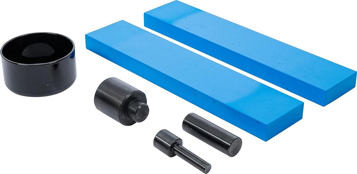 Vulplaten Set - Persplaten - Onderdelen Persen - Voor 50 Ton Persen - 355 mm Platen - Zilver