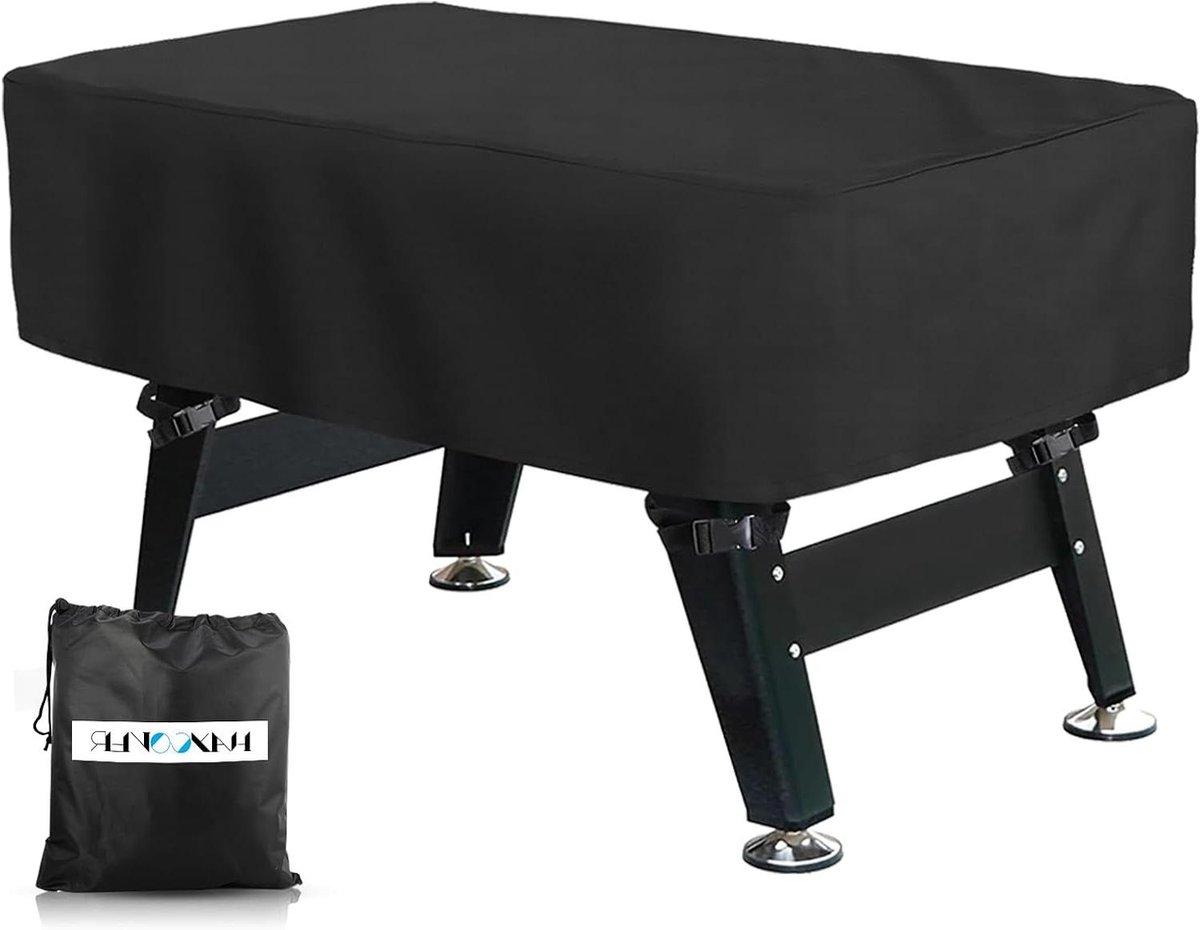 Voetbaltafel Afdekking - Tafelhoes - Buiten Beschermen - Waterdicht Stofbestendig - 63 x 453 x 197 inch - Zwart