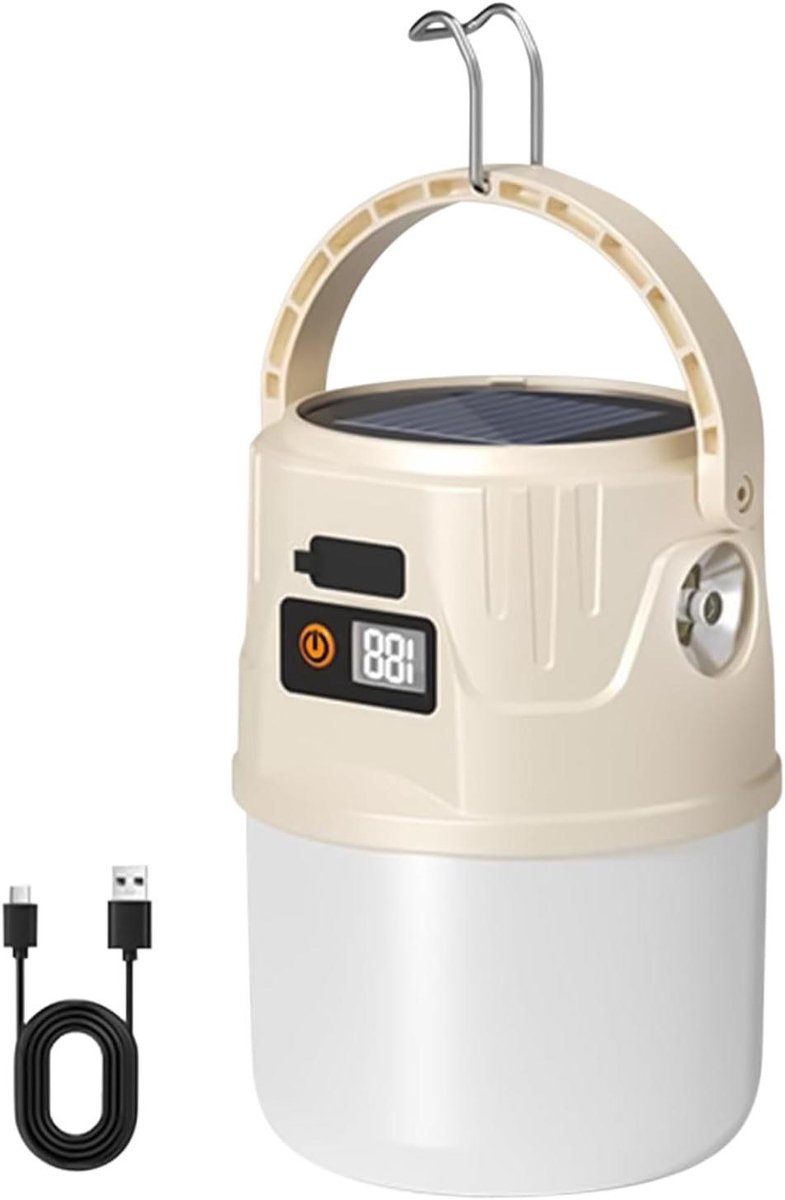 Solar Camping Lantaarn - Buitenlamp Noodlamp - Kamperen Buitenactiviteiten - IPX4 Waterdic
