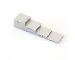 Kalibratie Blok - Test Blok - NDT Testen - Vier Staps Precisie - 0.1'' 0.2'' 0.4'' 0.6'' - Staal