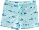 Fresk UV Zwembroek voor Jongens 110 - Sneldrogende Zwemkleding - UV-bescherming UPF 50 - Zwemshort Kinderen - Blauw - Submarine