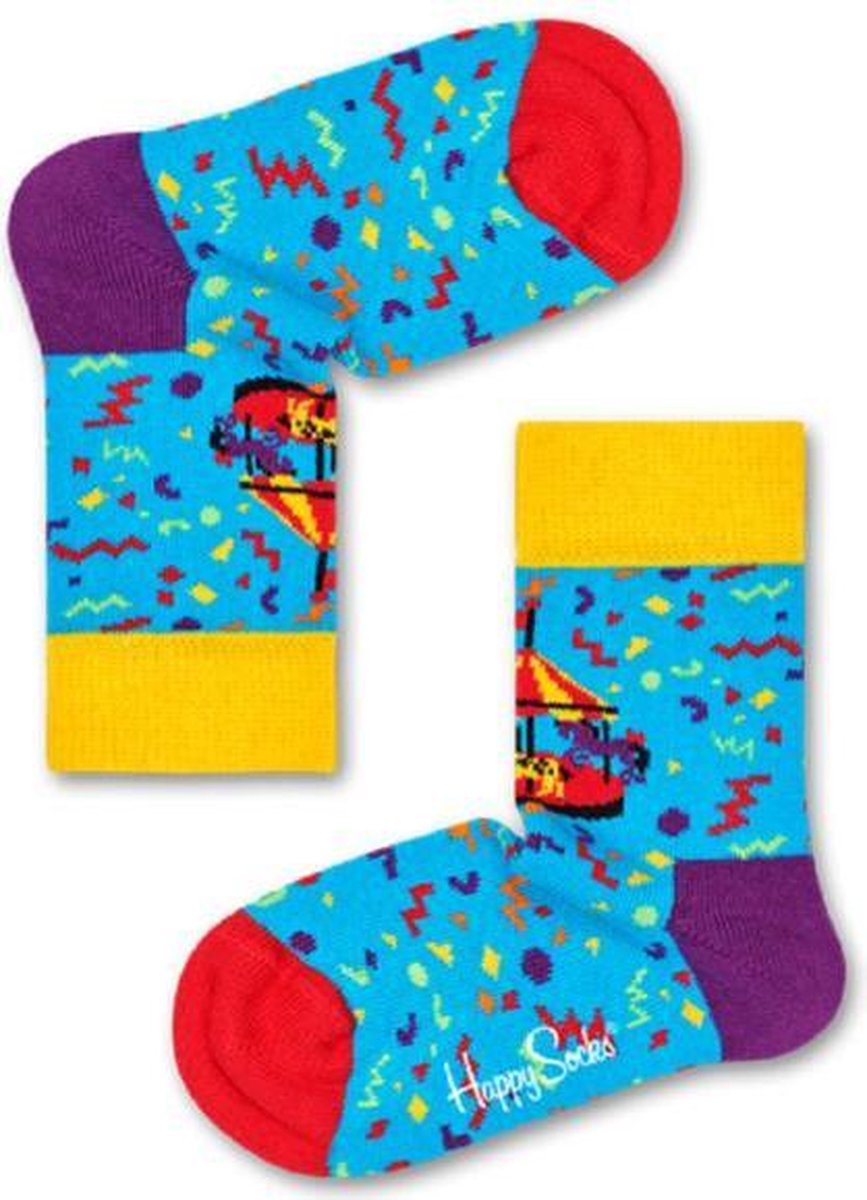 Happy Socks KIDS - Carousel - Blauw Multi - 4-6 jaar - Maat 28-31