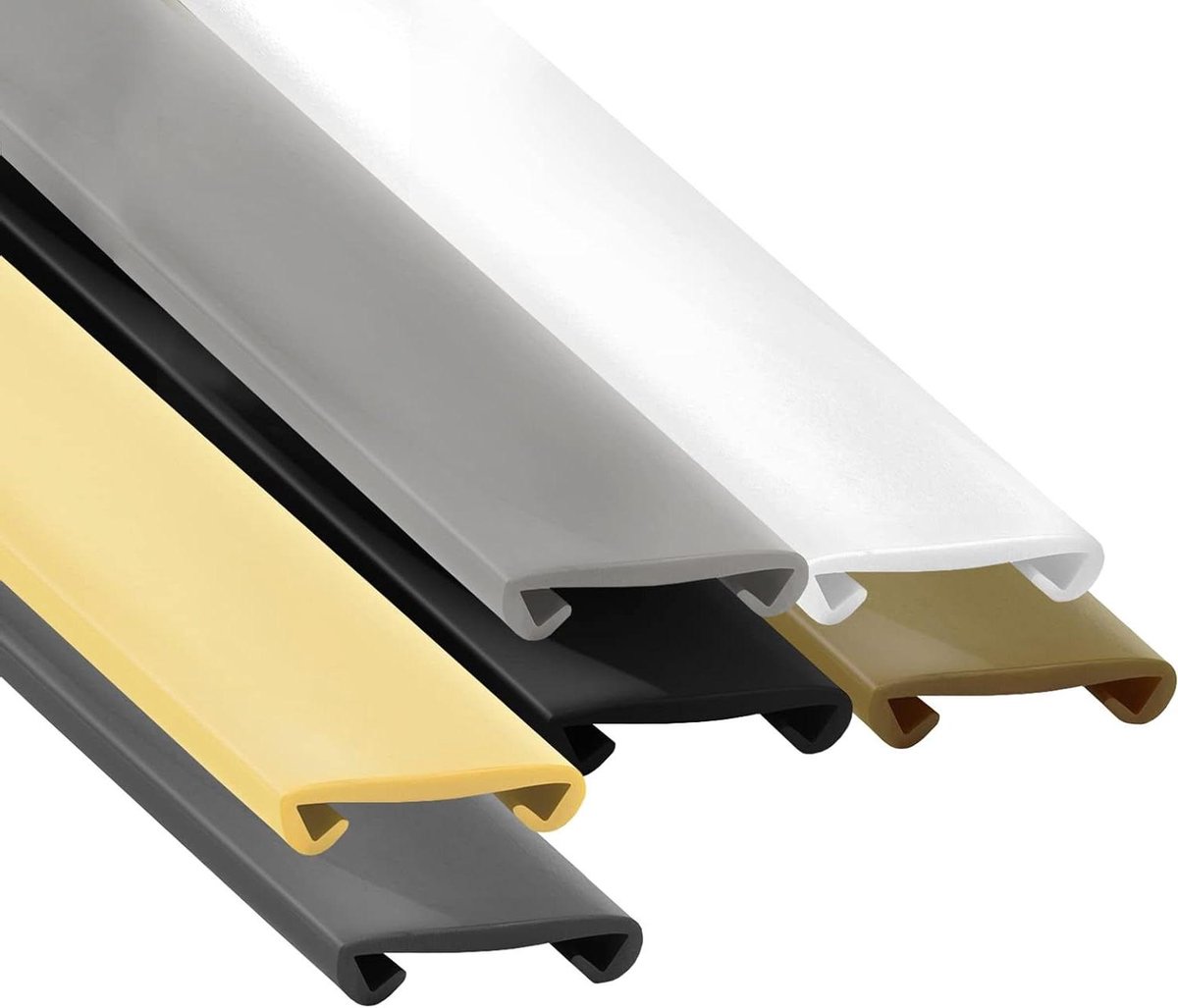PVC Leuning - Handrail Kunststof - Trappen Beveiligen - Thermoplastisch Materiaal - 15 Meter - Donkergrijs
