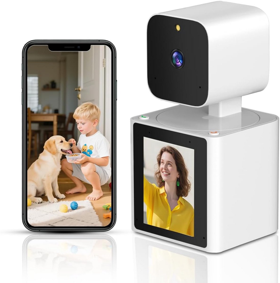 Hondencamera - Huisdiercamera - Babyfoon met Camera en App - Baby Monitor - Full HD - tweeweg audio