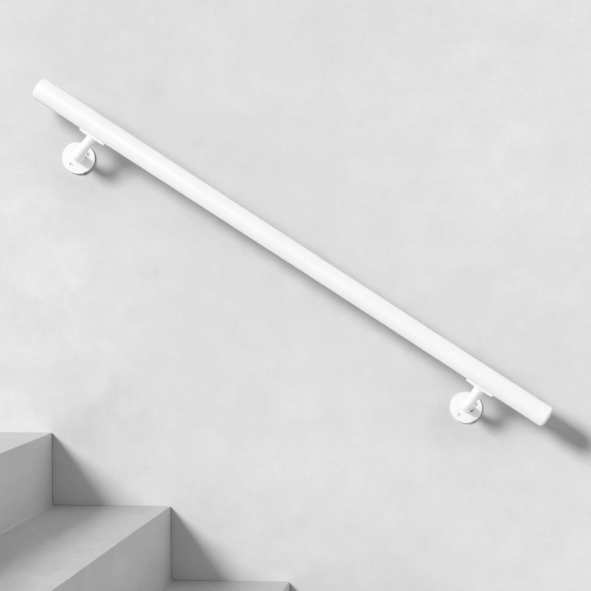 Handrail Kit - Trapleuning Set - Veiligheid Verhogend - ADA-Conform - 4 voet - Wit
