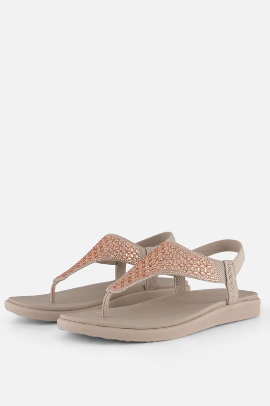 Skechers MEDITATION LUXE-MODERN EVENT Dames Sandalen - Taupe