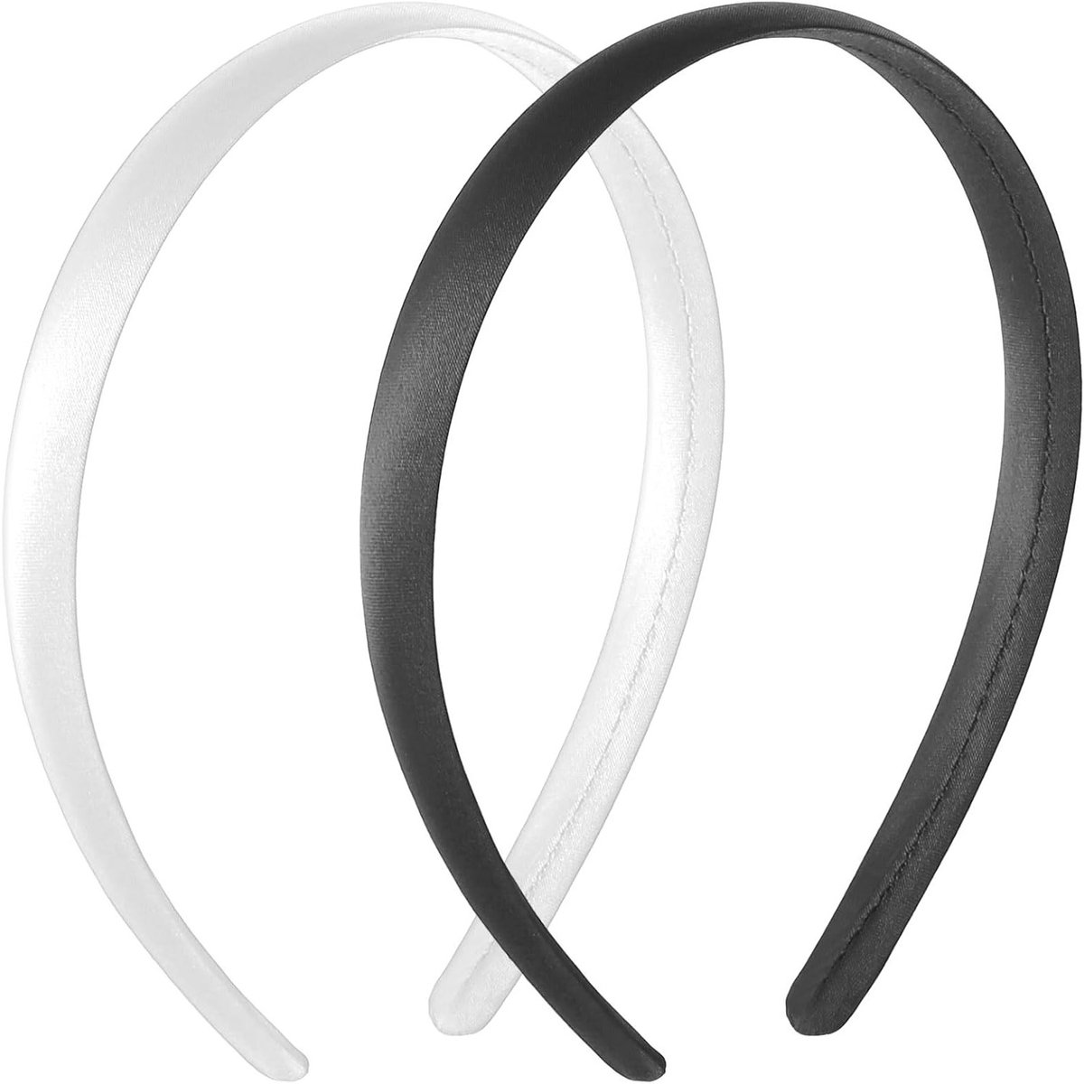 Satin Haarbanden voor Dames en Meisjes - Non-Slip, Brede en Elastische Hoofdbanden voor Cosplay en Feestjes