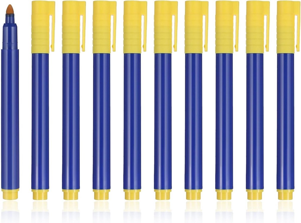 10 Stuks Valse Geld Tester Pen, Flexibel en Draagbaar voor Bankbiljet Authenticatie en Controle
