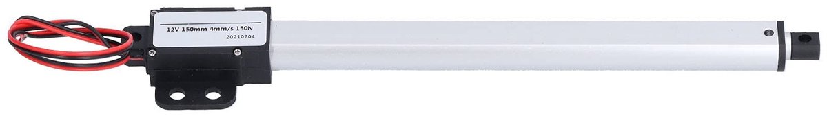 Dailygoods - Compacte Elektrische Lineaire Aandrijving - Geluidsarm - 150 mm Slag - Ideaal voor Buiten - Hoogwaardige Aluminium - Betrouwbaar en Duurzaam